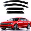 KPY Rain Guards Fit for 2011-2018 Volkswagen Passat, Out-Channel Window Visors Vent Wind Deflectors 4PC, Car Accessories for 11-18 VW Passat