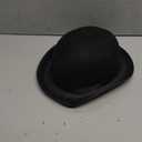 Kangaroo Classic Vintage Black Derby Hat for Men & Women  Retro Bowler Costume Theater Mens Dress Hats for Halloween, Carnival, Gatsby Party, Stage Performances & Dress up Christmas Hat