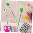 Ciieeo 12Pcs Irish Pencil st patricks day party favor art pencil Cute Pencils for Kids irish party supplies st patricks day pencils school prize classroom supplies Wood student