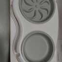 Elevated Cat Slow Feeder Bowl: Anti-Vomiting Bloat Stop Raised Food & Water Bowl for Kitten Healthy Eating - No-Spill/Non-Slip Shallow Puzzle Bowl for Puppy Small Dogs