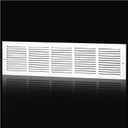 30"Wx6"H Duct Opening Return Air Grille,Air Return Vent Cover Grill for Sidewall and Ceiling,Solid Steel AC Vent Cover HVAC Cold Air Intake Grille Without Filter House,Outer Dimension:31.75WX7.75"H