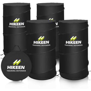 Hikeen Basketball Defender Dummy - Pop Up Safely Simulate Defender - Foldable Training Equipment for Basketball, Soccer, Football and More, 1 Carrying Bag
