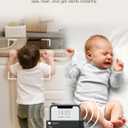 ARENTI Baby Monitor 2 Cameras, Smart Baby Camera with 5-Inch Wireless Display, Super Night Vision, Temperature Sensor, Sound Detection, Auto Motion Tracking, 2-Way Audio, VOX Mode(B2 Set)