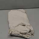 Retro Farmhouse Ruffle Tablecloth Cotton Flounces Trim Washable Table Cover Tablecloths for Rectangle Table Baby Shower Kitchen Party Wedding Decor, 52''x70'' (Off-white)