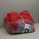 Full Size Comforter Set, Comforters Full Size Luxury Ultra-Soft Jersey Knit Bedding Sets, Red Lightweight Down Alternative Bed Comforter for All Season, 3 Piece Bedding Set (Full(82"x86"))