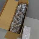 24 Pcs Large Folding Hand Fans for Line Dancing, Fan with Bag Clapping Popping Raves Fans Bulk for Wedding Edm Club Party Decoration(Gold Rose, Gold, Silver)