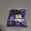 FT FENTENG Mens Swim Trunks Quick Dry Board Shorts with Mesh Lining, Breathable Surf Beach Shorts Swimwear Bathing Suits (Medium, Blue Leaf Flamingo-1)