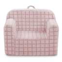 Delta Children Checkered Cozee Chair, Pink