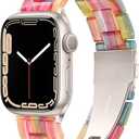 Light House Apple Watch Bands-Fashion Lightweight Resin iWatch Bands for Women Men 38mm/40mm/41mm/42mm(Series 11 10), Compatible with Apple Watch Series 11 SE 10 9 8 7 6 5 4 3 Ultra