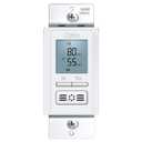 [New Generation] Humidity Sensor Switch, Ortis in-Wall Bathroom Fan Automated Control Switch, Air Moisture Detection, Neutral Wire Required, White, 120V/220V
