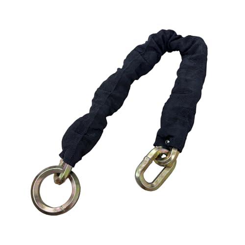 Heavy Duty Cut Proof Security Chain 5ft x 1/2 "Hardened Steel Cut Proof Lock for Motorcycles Trailers Gates Garage Anti Theft Security Chain【1.5m*12mm】