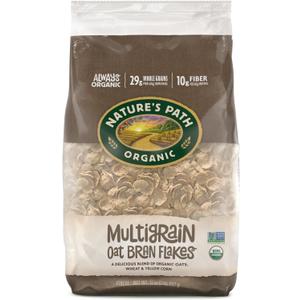 Nature's Path Organic Cereal, Multigrain Oat Bran, 32 Oz Bag (Pack of 6), BBD 07/25/2026
