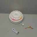 Potaroma Cat Toys 3in1 Automatic Interactive Kitten Toy, Fluttering Butterfly, Moving Feather, Track Balls, Dual Power Supplies, USB Powered, Indoor Exercise Kicker (Bright White)