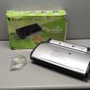 FoodSaver Vacuum Sealer Machine, Automatic Bag Detection, Sous Vide Friendly, with sealer bags, roll, handheld vacuum sealer, black (Large)