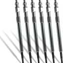 Diesel Glow Plugs Fit for Grand Cherokee 6 Cyl 3.0L Diesel Ram 1500 6 Cyl 3.0L Diesel 1500 Classic, Replace 68460484AB, 6 Pcs