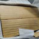Floating Shelves, 24 Inch Wall Mounted Shelves, Set of 2, Oak, 24x6.8x2