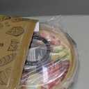 Round Charcuterie Board with Clear Lid, Travel Picnic Portable Cheese Board Charcuterie Boxes, Meat Fruit Serving Tray Platter, House Warming Gifts New Home, Gifts for Women (1 Compartment-round-black)