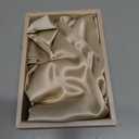 Blissy Silk Pillowcase - 100% Pure Mulberry Silk - 22 Momme 6A High-Grade Fibers - Silk Pillow Cover for Hair & Skin - Regular, Queen & King (Champagne, Standard)