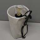 Table Lamp with Motion Sensor and Constant on Mode, USB Lamp Include Warm White Bulb, Built in USB Port & AC Outlet, Bedside Lamp Idea for Bedroom Retro Cream