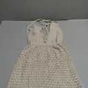 Milumia Women's Tie Backless Mini Halter Dresses Sleeveless Knitted Vacation Beach Dress Apricot Medium