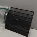 Mind Reader Vertical File Storage, Desktop Organizer, Workspace, Office, Metal Mesh, 12.5"L x 3.75"W x 11.5"H, Black