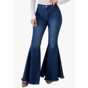 Bell Bottom Jeans for Women High Waisted Stretch Ripped Skinny Hole Classic Raw Hem Denim Flare Pants Medium Bell Bottom Jeans for Women High Waisted Stretch Ripped Skinny Hole Classic Raw Hem Denim Flare Pants Medium