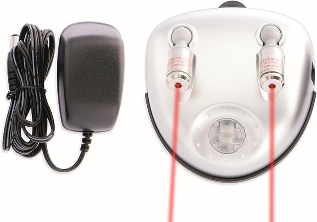 Maxsa 37312 Park Right Dual Laser Parking Guide for Garage with Adjustable 360-Degree Lasers, Motion Activated, AC Adapter and Battery Backup, Universal Car and SUV Parking Guide, Silver