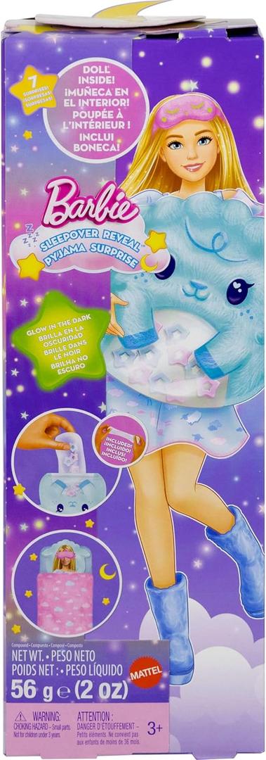 Barbie Sleepover Reveal Doll and Accessories