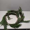 6FT Christmas Artificial Norfolk Pine Garlands, Real Touch Winter Pine Garland, Realistic Green Artificial Greenery Garland for Mantle, Table, Wall, Fireplace, Indoor &Outdoor Holiday Decorations (1Pc)