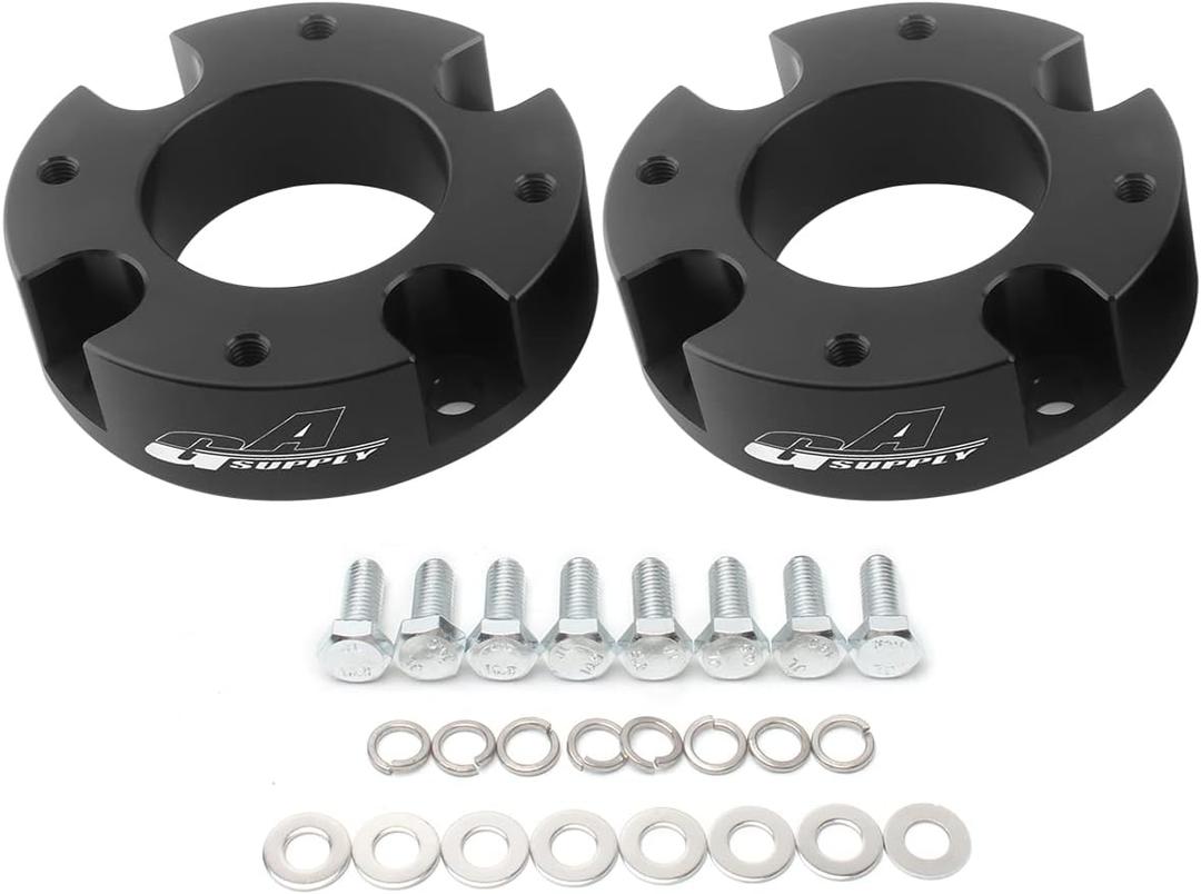 GAsupply 2.5" Front Leveling Lift Kits, Compatible with 2007-2021 Toyota Tundra Sequoia 2WD 4WD, 2.5 Inch Raise Strut Suspension Spacers