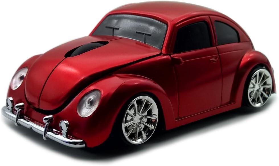 Cool Sports Car Shaped 2.4GHz Optical Gaming Mouse for PC, Laptop - Red