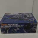 150HP Hydraulic Outboard Steering Kit Boat Marine System for Single Station, Single-Engine use Built-in Two-Way Lock Cylinder, 150HP Pump and High-Strength Nylon Hose