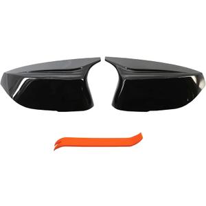 Horn Style Glossy Black Door Mirror Cover Cap Compatible with 2014-2020 Infiniti Q50 Q60 Q70 QX30 Horn Style Glossy Black Door Mirror Cover Cap Compatible with 2014-2020 Infiniti Q50 Q60 Q70 QX30