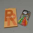 Rosarnnah for iPhone 16 Pro Case Cute - Compatible with Magsafe - Durable Shockproof 6.6 ft Drop Impact Phone Case - Funny ET Alien Design (6.3") Glitter Pink