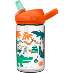 CamelBak Eddy+ Kids Water Bottle 14oz (Jungle Animals Clear)