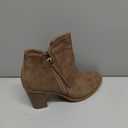 TRENDSUP COLLECTION Women's Fashion Suede Booties (9, Taupe)