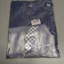 Funny Mama Bow Shirts for Women Checkered Mom T-Shirt Momma Graphic Short Sleeve Tee Top (Blue, XL)