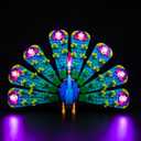 VONADO LED Light Kit Compatible with LEGO Exotic Peacock 31157 Creator 3 in 1, Creative Lighting Set Accessories
