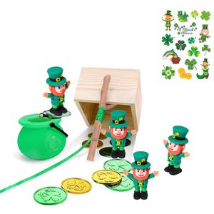 MM MEGIJAAKI 33 Pcs DIY Leprechaun Trap Kit St Patricks Day Craft Kits, How to Trap a Leprechaun Kit St. Patrick's Day Decorations Catch a Leprechaun Traps (30)