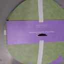 4 x Round faux Leather Placemats
