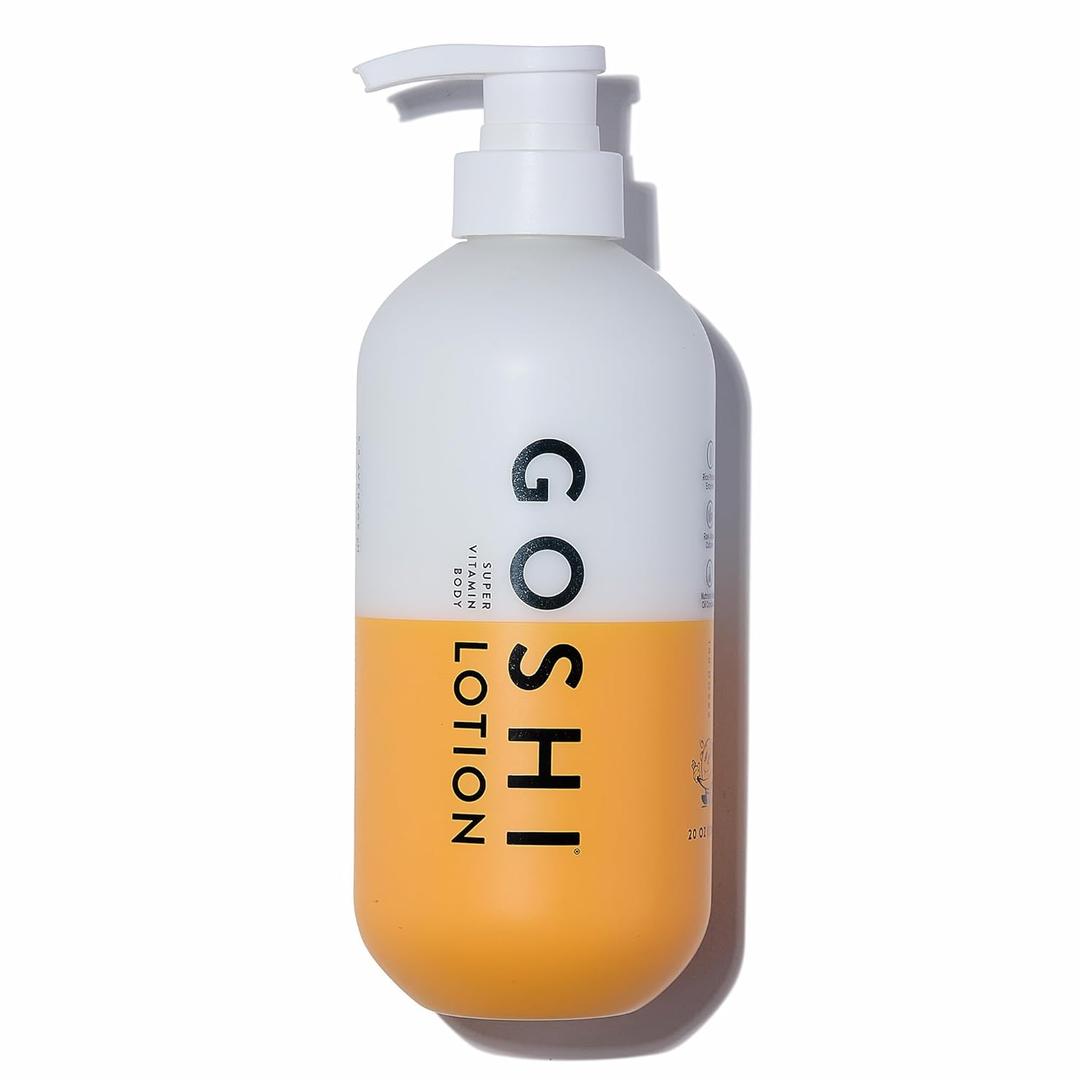 GOSHI Super Vitamin Body Lotion 20 oz - pH-Balanced Moisturizing Body Lotion for Men and Women - For All Skin Types (20 Ounce (Pack of 1))