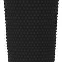 24oz Fully Studded Tumbler.Matte Black Studded Tumbler with Lid and Straw.Reusable Double Walled Insulated Travel Tumbler.Plastic Acrylic Pastel Colored Tumbler Cup for Iced Coffee Smoothie.