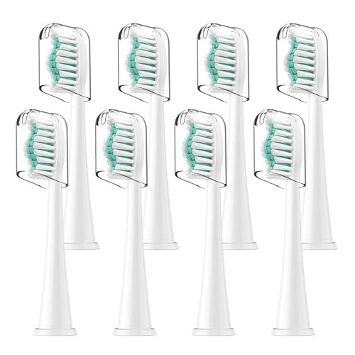 Toothbrush Heads, 12 Pack Electric Toothbrush Replacement Heads for Philips Sonicare Soft Dupont Bristles Replacement Toothbrush Heads for Oral Care