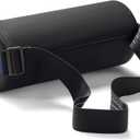 QUTOOL Lumbar Roll, Lumbar Support Pillow for Office Chair with Non-Slip Wider Strap, Back Pain Relief & Posture Improvement, Washable Cover, Office Desk & Car Accessories, Medium Soft