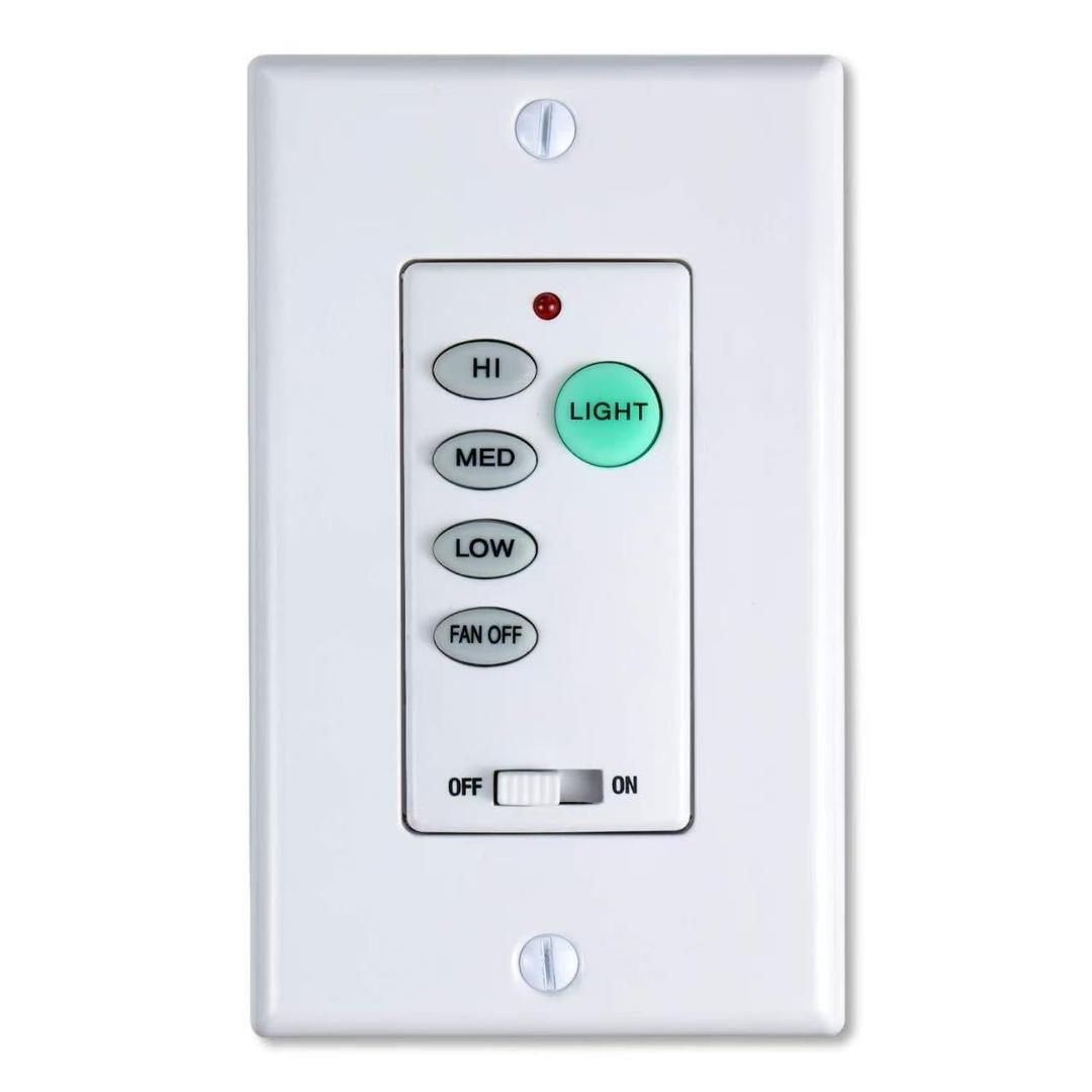 UC9050T Fan Remote, Enhanced Universal Ceiling Fan & Light Wall Control: 3-Speed Fan Regulator with Full-Range Dimmer. CHQ9051T & UC-9050T