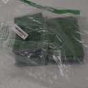 50 Pcs 0.5lb Green Long Coffee Bean Bags with Valve, Easy Tear Open & Repeating Sealed Zipper, Heat-Seal Stand Up & Flat Bottom Coffee Bag, 8oz Capacity 5.1x7.8 Inch (8oz/Rectangle)