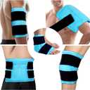 Comfytemp Wearable Ice Pack for Injuries Reusable Gel for Knee Shoulder Back Pain Relief, Arthritis with Instant Hot Cold Compress, Large Ice Pad, 2 Straps, 10.5"x14.5", Surgery Gift