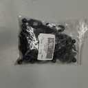 Plastic Hooks for Gazebo Curtains, Black, 36 Pcs | 36 black plastic hooks, for gazebo curtains, mosquito netting, outdoor canopy panels, replacement hanging accessories