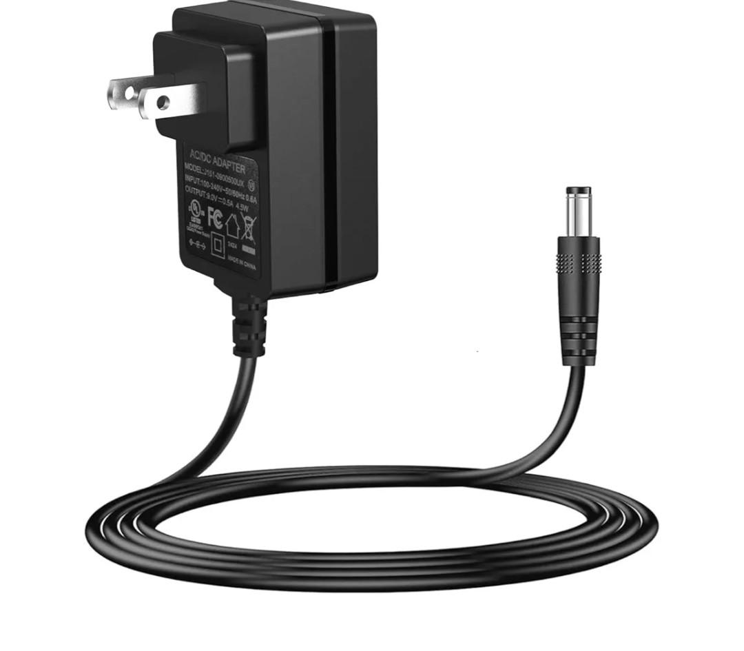 JOYO DC 9V 500mA Guitar Pedal Power Supply Adapter AC Wall Charger Adapter One Spot 5.5mmX2.1mm Compatible for Most Effect Pedals (Tip Negative)