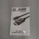 Acer USB C to HDMI Cable for Home Office 6.6FT (4K@60Hz), Thunderbolt 4/3 Compatible, High-Speed Type C to HDMI 2.0 Braided Cord for MacBook Neo, iPhone 17/16 Pro/Max, iPad Pro, Galaxy S25, Surface